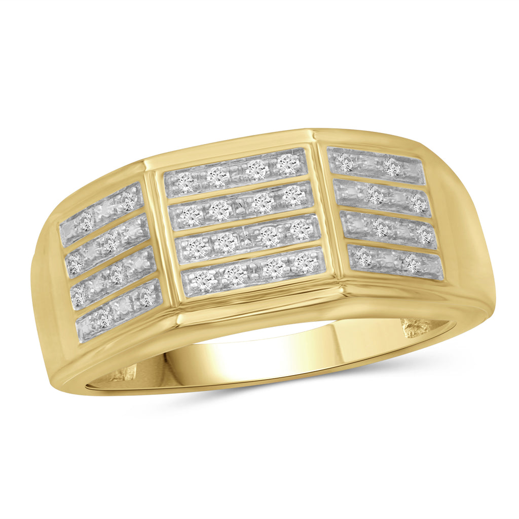 Buy quality 22KT/916 Yellow Gold Stout Cz Fancy Ring For Men in Ahmedabad